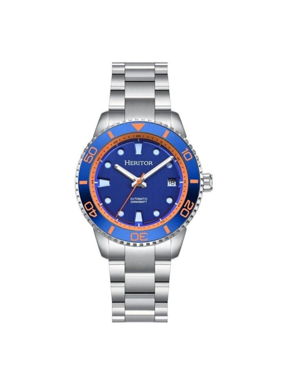 NWT Heritor Bexley Automatic Blue Dial Men's Watch